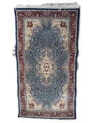 Vintage Hand Knotted Kashmar Rug! 5ft By 31 Inches.