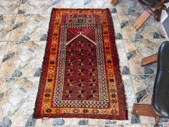 Bohemian Vintage Turkish Rug Tribal Small Area Handmade Anatolian Wool 2×4 ft