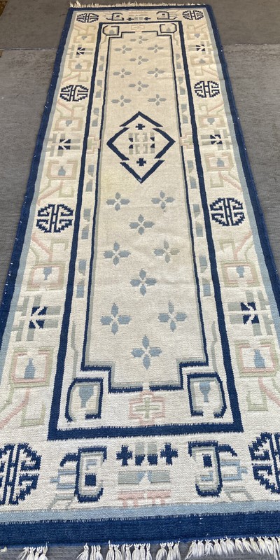 8ft x 2.5ft Handmade Wool Kilim Runner Rug 🔵 FREE SHIPPING 🔵 gallery
