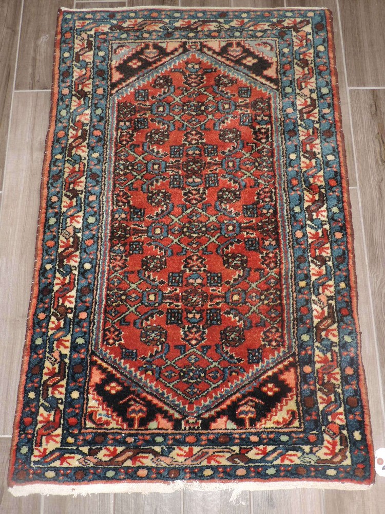 3x4ft. Handmade Malayer Wool Rug