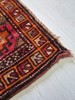 Antique Kars Yastik Wool Rug Fragment 22"x35", 80yo Handwoven Tribal Weaving gallery