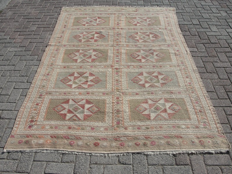 Large 6x9 kilim rug, Area rug, turkish kilim rug, rug gallery