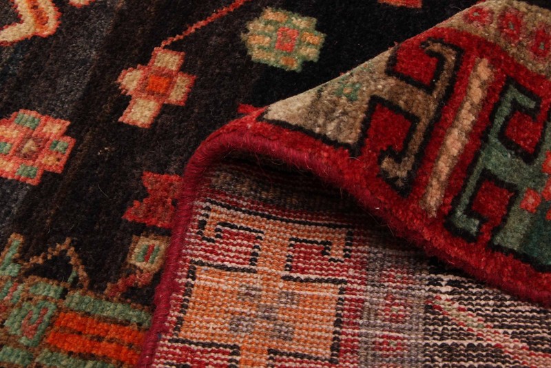 Vintage 4'8" x 8'5" Traditional Hand Knotted Vegetable Dye Wool Area Rug gallery