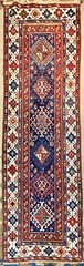 Kurdish Runner, ca. 1890; 3ft x 10ft