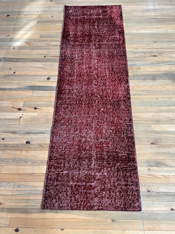Vintage Runner Rug, 2.3x7.4 ft Runner Rug, 2x7 ft Burgundy Runner Rug, Decor Rug gallery