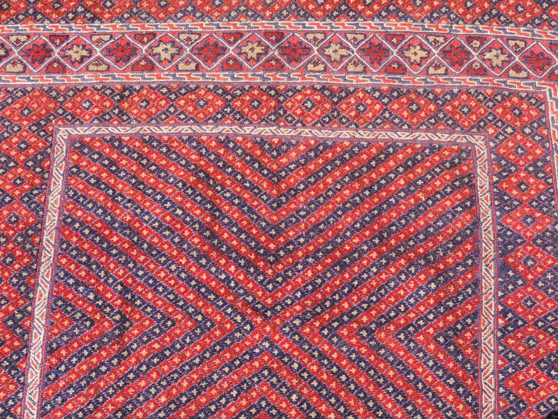 5x6ft. Handmade Gul E Burgista Afghan Wool Rug gallery