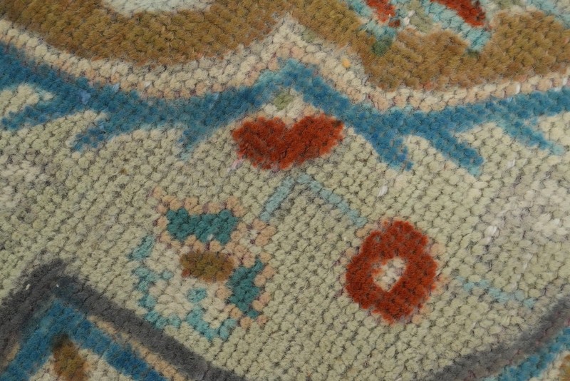 Over-dyed Traditional Style Vintage Wool Rug 5x6 ft Hand-knotted Wool Carpet gallery