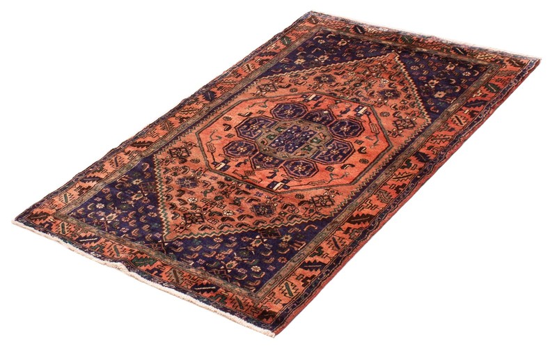 Traditional Vintage Hand-Knotted Area Rug 4'1" x 6'6" Oriental Wool Carpet gallery
