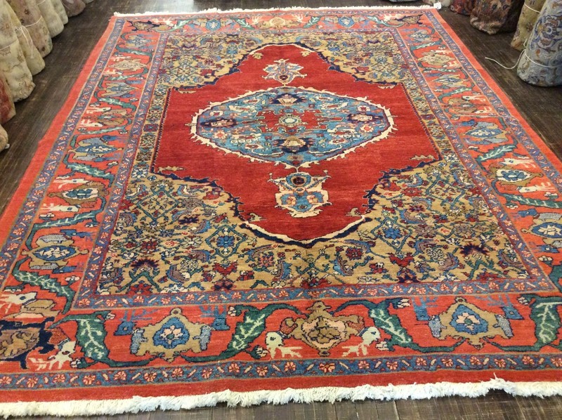 AUTHENTIC TURKISH AZERI RUG HAND KNOTTED BY WOVEN LEGENDS FROM 1970'S gallery