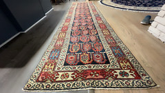 ANTIQUE SENNA N.W RUNNER Circa 1870 3X13FT
