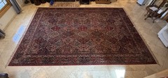 11.5×16 Karastan Multicolor Panel Kirman Rug #717, Palace Size Wool 700 Series