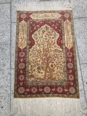 UZBEK HEREKE 100% Pure Silk. Circa : 1930’s Size : 2′ 6″ x 3′ 8″