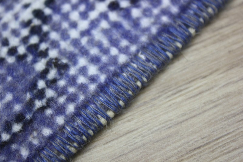 Overdyed Runner Rug Traditional Handmade Vintage Blue Sparta Wool Carpet 2x7 ft gallery