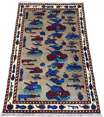 Handmade Afghan amazing War rugs Great Quality Beauiful design Size 157x118cm