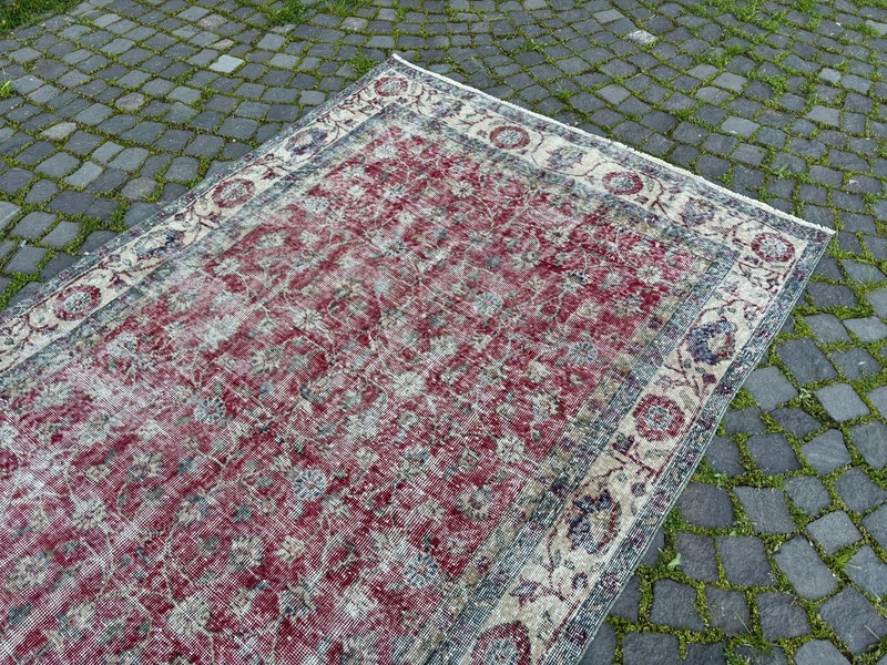 Large rug, Turkish rug, Wool rug, Vintage rug, Handmade rug | 5,3 x 8,7 ft gallery