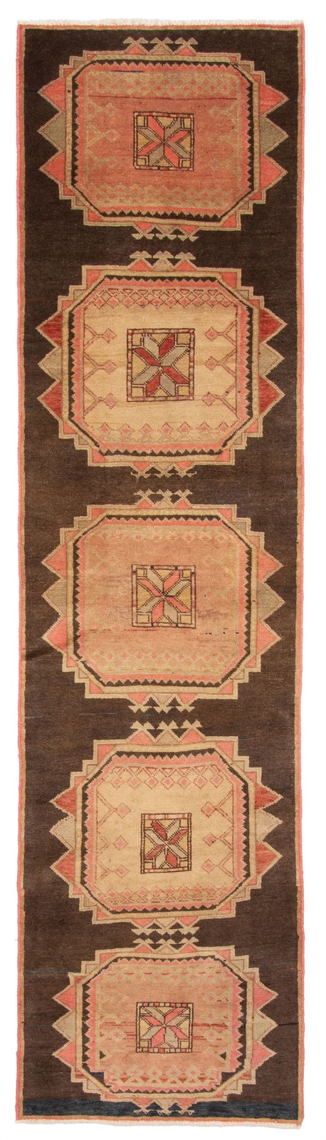 2'4" x 9'0" Vintage Hand-knotted Runner Rug Traditional Oriental Wool Carpet gallery