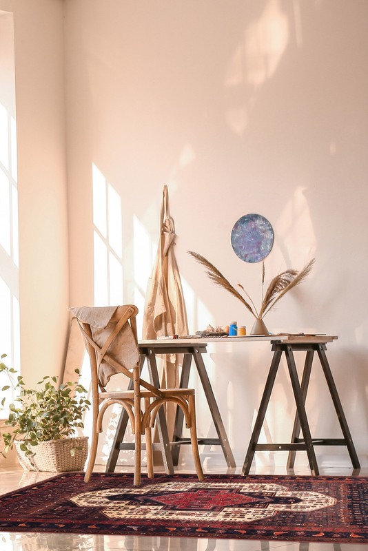 Vintage Hand-Knotted Area Rug 4'11" x 9'2" Traditional Wool Carpet gallery