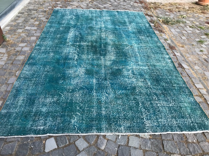 Bohemian Large Rug, Turkish Vintage Rug, Handmade Wool Rug, 6,8 x 10, ft gallery