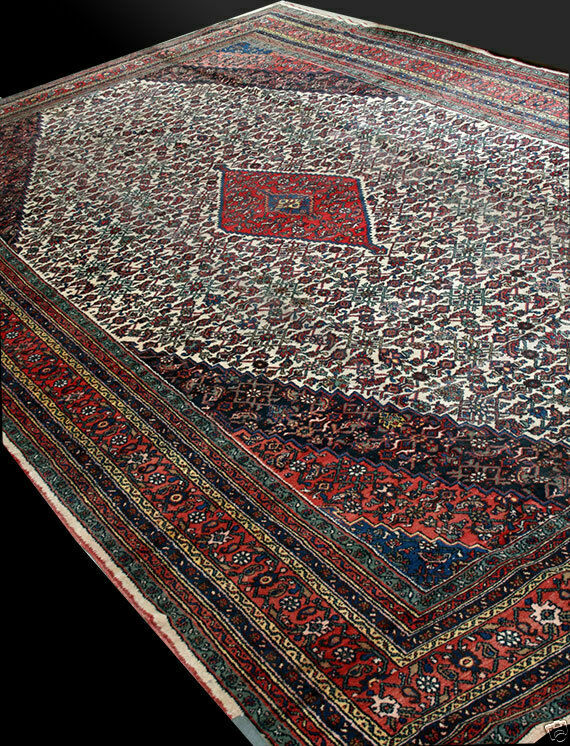 A Palace Size Antique 11' x 19' Bibikabad Area Rug gallery