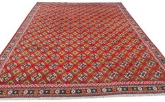 Amazing Hand Knotted Vintage Morocco Wool Area Rug 12 x 10 Ft