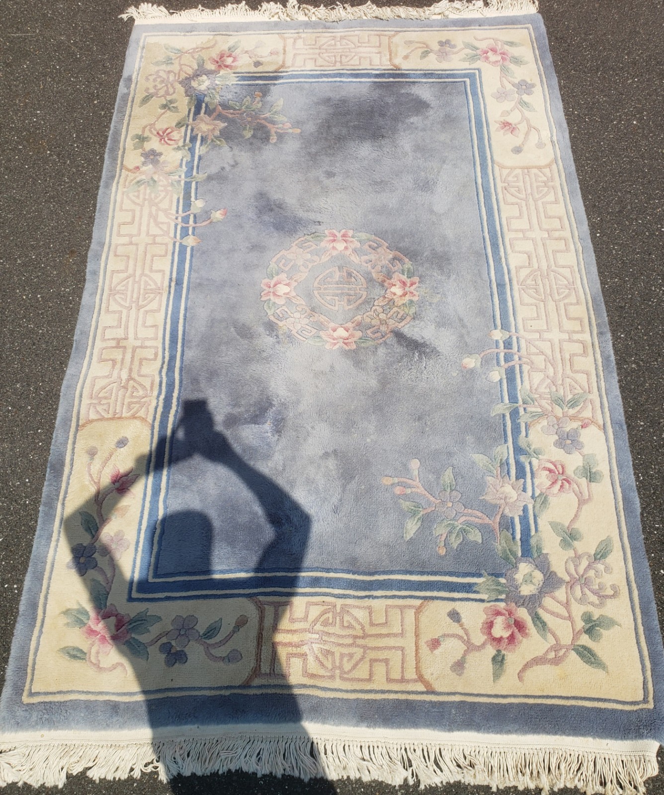 Chinese Oriental Handwoven Large Rug Size 8.5ftx5.3ft gallery