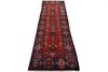 Vintage Tribal Runner 3’6” x 9’8” Red Wool Hand-Knotted Oriental Rug gallery