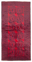Vintage 3’2″ x 6’5″ Traditional Hand Knotted Vegetable Dye Wool Area Rug