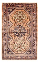 Vintage Traditional Hand-Knotted Area Rug 3’3″ x 5’5″ Oriental Wool Carpet