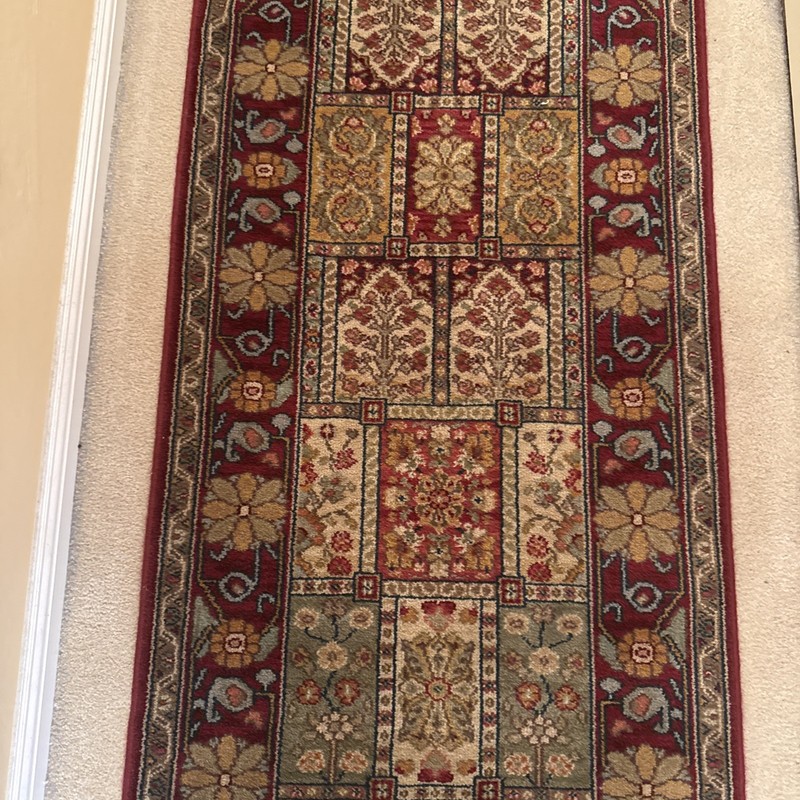 Karastan Runner Rug 2.6 x 8..6 Antique Legends Bakhtiari 2200 Wool Vintage gallery