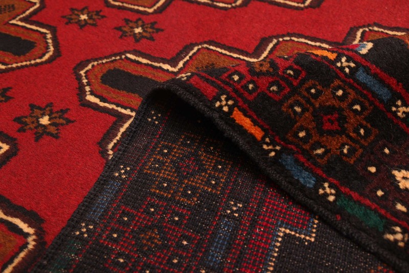 Vintage 3'7" x 6'7" Traditional Hand Knotted Vegetable Dye Wool Area Rug gallery