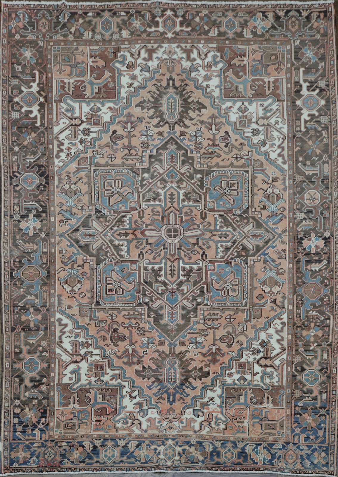 Handmade Medallion Traditional Area Rug 8x11 Ft Geometric Oriental Wool Carpet gallery
