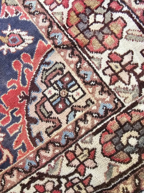 4.2 x 6.2 ANTIQUE KAZAK VINTAGE HERIZ RUG CAUCASIAN SERAPI OUSHAK SHIRVAN KULA gallery