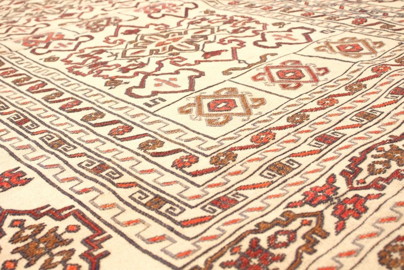 Vintage Hand Woven Area Rug 4'3" x 6'3" Traditional Wool Oriental Carpet gallery