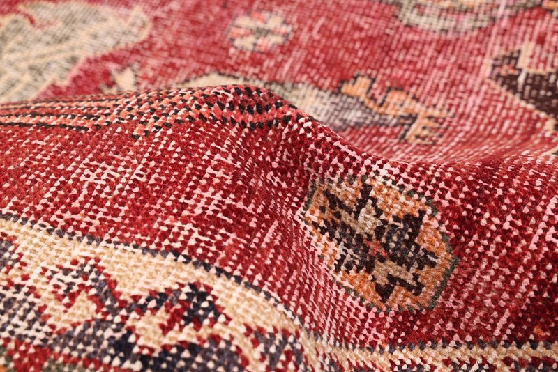 Vintage Traditional Hand-Knotted Area Rug 4'7" x 6'4" Oriental Wool Carpet gallery