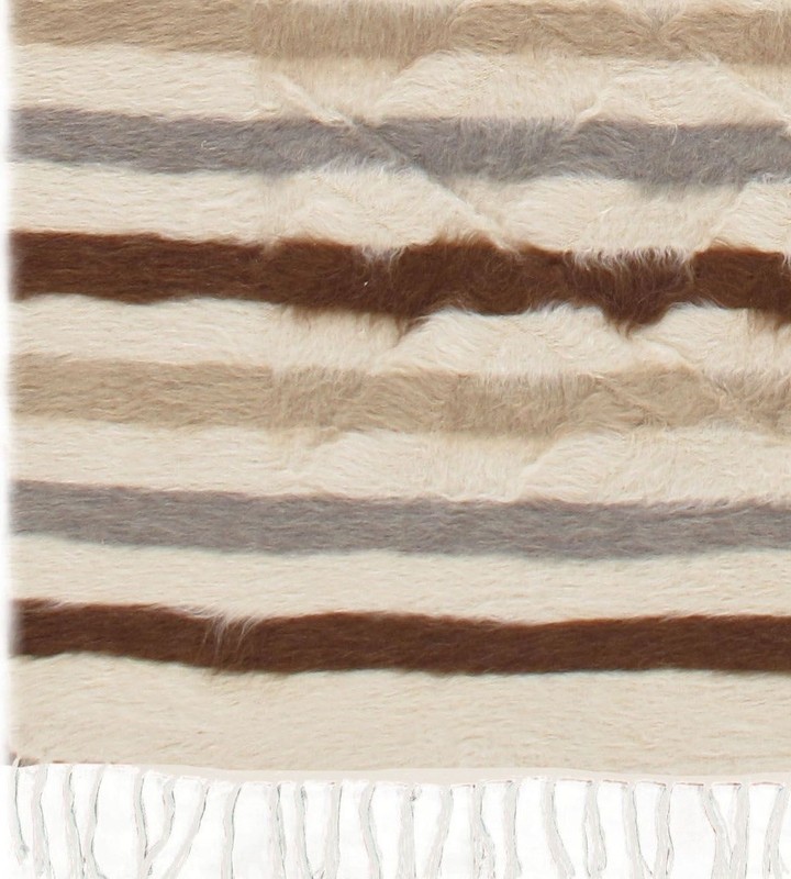 Vintage Turkish Mohair Rug 5'5" x 7'3" e23730 gallery