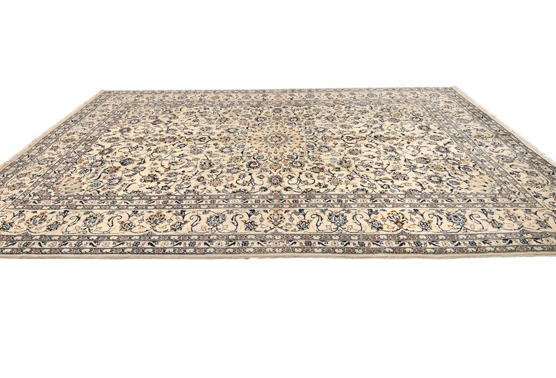 9X13 ft Large Handmade Vintage Oriental Rug Traditional Floral Medallion Carpet gallery