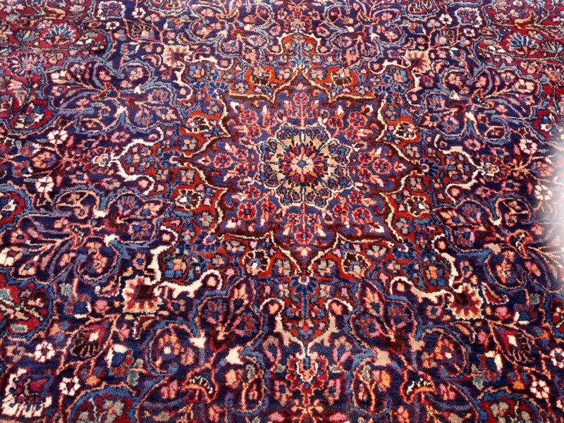 1800's Authentic Oriental Mashadan bidjar in full pile all over10'x 14' gorgeous gallery