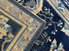 Antique Chinese Art Deco Rug – 5’1” x 7’10” – Circa 1920s – Wool Pictorial Blue gallery