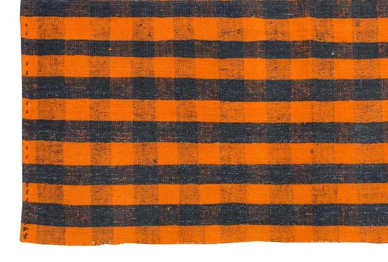 Striped Kilim Rug,Vintage Minimal Kilim Rug,Turkish Kilim Rug, 6'11 x 8'1 ft gallery