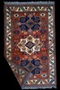Antique Vintage Kazak Russian Area Rug 4x6 Vegetable Dye Rust Red Hand-knotted gallery