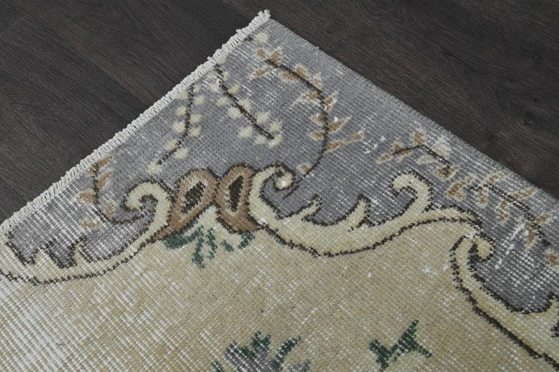 Oushak Turkish Vintage Rug 6x8 Kilim Rug Anatolian Handmade Boho Decor BEIGE gallery