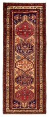 3’8″ x 9’5″ Vintage Hand-knotted Runner Rug Traditional Oriental Wool Carpet