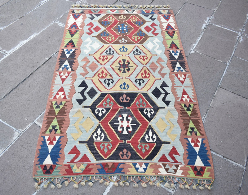 Turkish Rug 40'' x 67'' Fine Quality Konia Rug Home Decor Rug Flat Woven Rug gallery