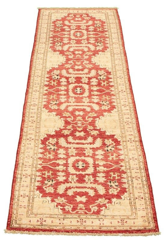 Vintage Hand-knotted Runner Rug 2'8" x 10'2" Traditional Oriental Wool Carpet gallery