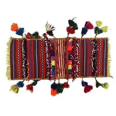 Handmade Saddle Bag Afghan Design Tribal Wool Home Decor Rug 1′ x 2’6 ft -Y11969