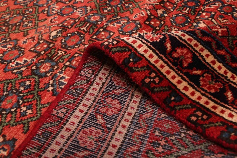 3'5" x 13'9" Vintage Hand-knotted Runner Rug Traditional Oriental Wool Carpet gallery