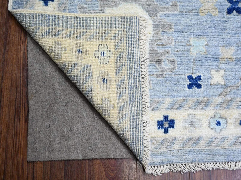 12'x12' Air Force Blue,Angora Pile Hand Knotted, Natural Dye Oushak Rug gallery