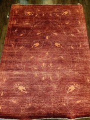 NEW W/Tags Vintage Hand Woven Oriental Rug Agra Peshawar 100% Wool 5.04 x 7.09