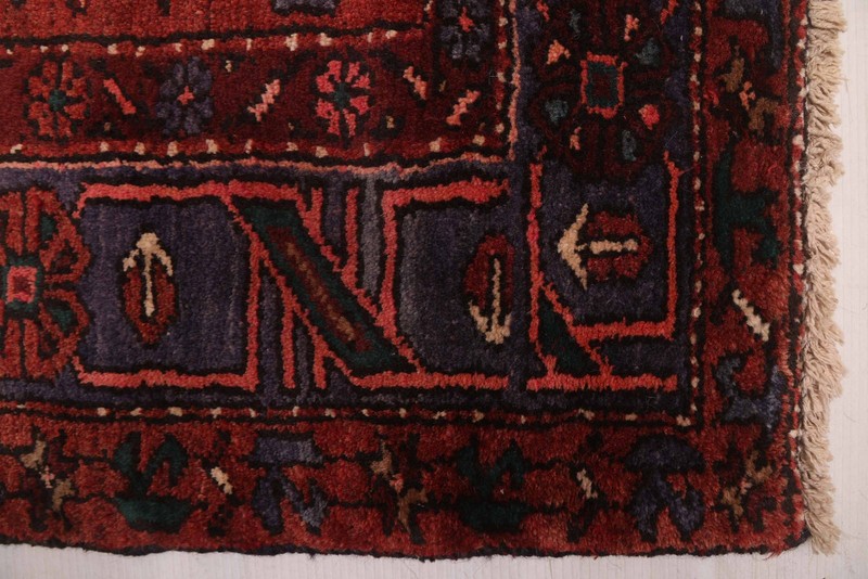 Traditional Vintage Hand-Knotted Area Rug 4'1" x 7'1" Oriental Wool Carpet gallery