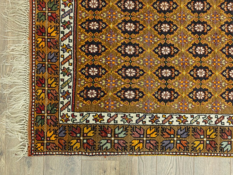Warm Earth Tone Runner 4x12 Hand-Knotted Turkish Oushak Heritage Living gallery